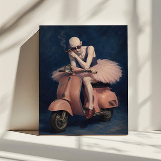 Vespa Ballerina by Martin Zen in interior setting