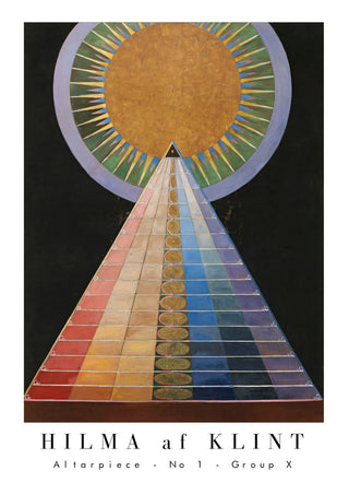 Affiche Hilma af Klint Altarpiece no. 1