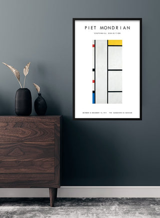 Affiche exposition Piet Mondrian
