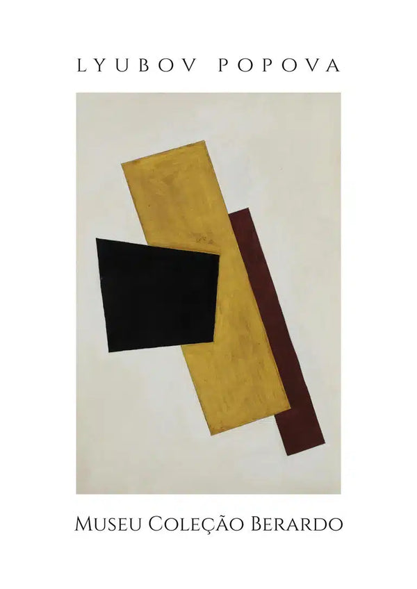 Affiche exposition Lyubov Popova
