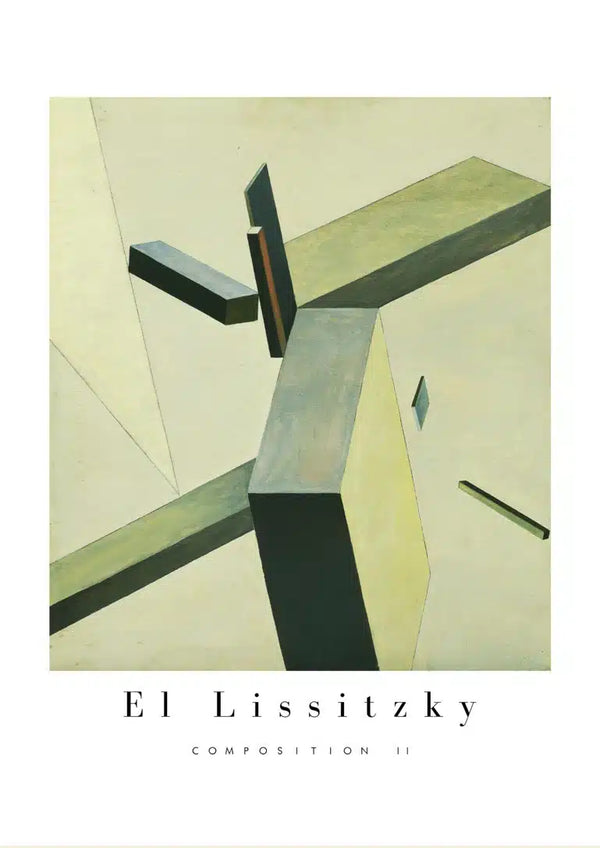 Affiche exposition El Lissitzky