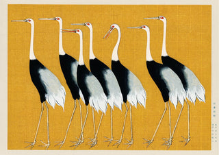 Affiche grues japonaises