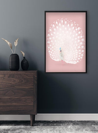 Affiche Paon rose par Ohara Koson