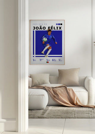 João Fêlix - Chelsea Football Poster