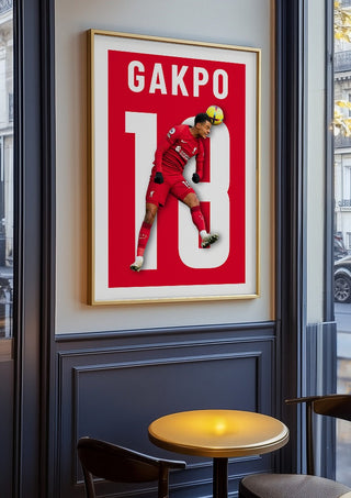 Cody Gakpo- Liverpool Football Poster