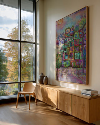 The Hundertwasser House - lifestyle mockup