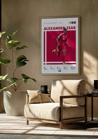 Alexander Isak - Liverpool Football Poster