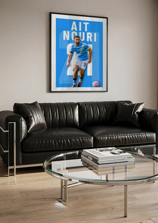 Ait-Nouri  - Manchester City Football Poster