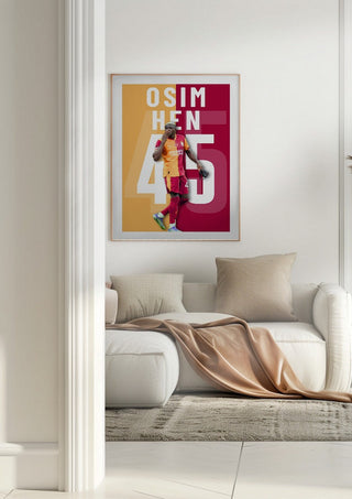 Victor Osimhen - Galatasaray Football Poster