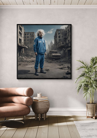 Relativity of Ruins Tribute to Albert Einstein - Devour Art
