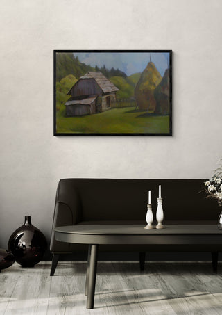Barn and Haystacks - Cristina Iacob