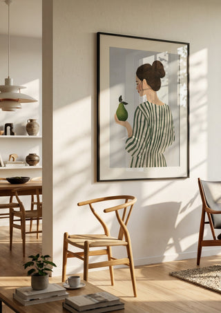 Woman and the Pear - Annika Persson