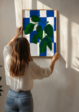 Checkered greenery - Interiorisla