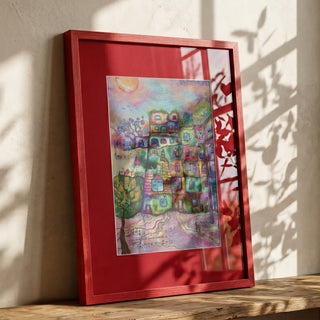 The Hundertwasser House - lifestyle mockup