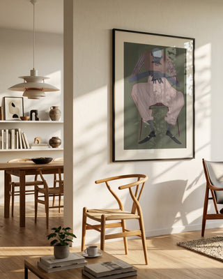 The Long Wait by Martin Zen in interior setting