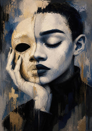 Behind The Mask poster by Martin Zen