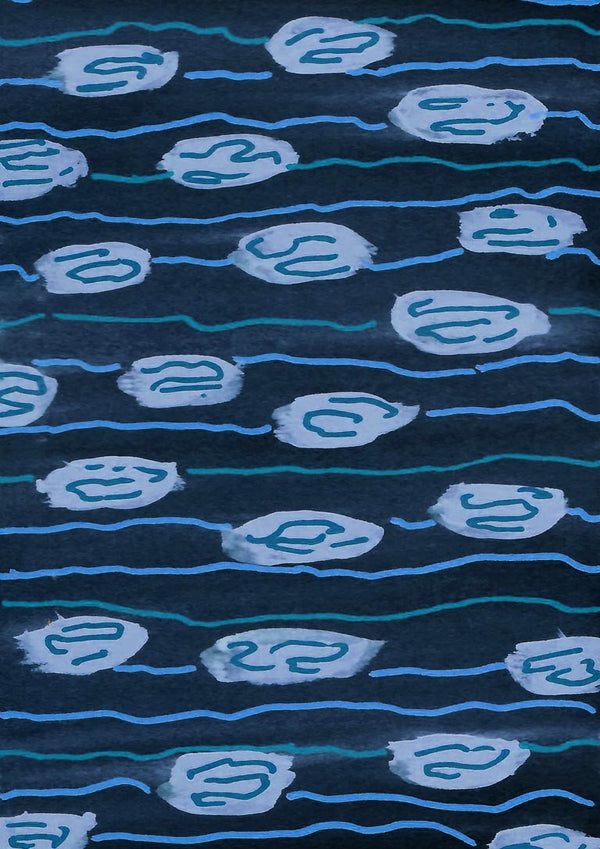Motifs d’eau bleue - Lori Ann Folz