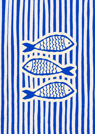 Trois poissons bleus - Treechild