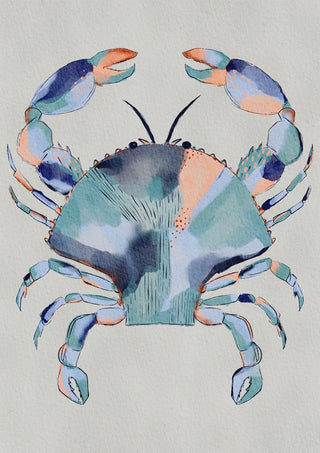 Peinture de crabe bleu côtier - Nikita Jariwala