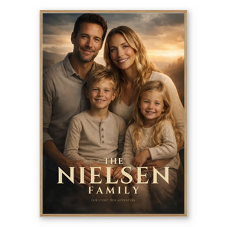 Affiche de film de famille – Affiche personnalisée
