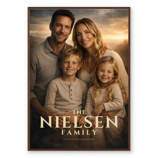 Affiche de film de famille – Affiche personnalisée