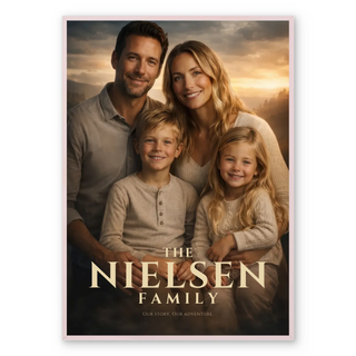 Affiche de film de famille – Affiche personnalisée