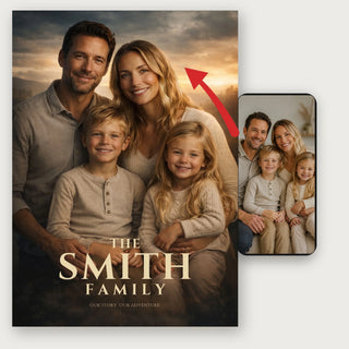 Affiche de film de famille – Affiche personnalisée