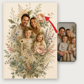 Jardin de famille – Affiche personnalisée