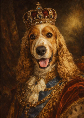 Animal Royal Portrait – royal pet portrait poster