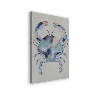 Coastal Blue Crab Painting - Nikita Jariwala