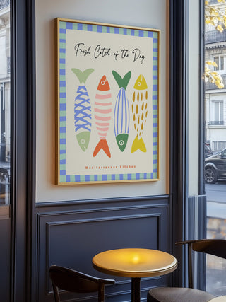 Poisson méditerranéen coloré - Annick
