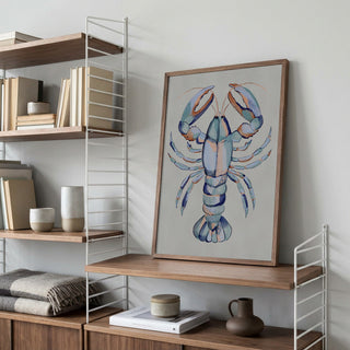 Homard bleu à l’aquarelle - Nikita Jariwala