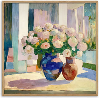 Roses in Two Vases - Elena Avanesova