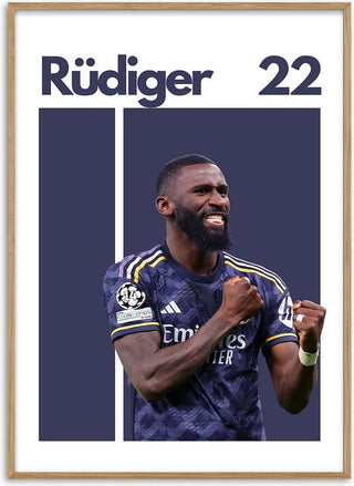 Antonio Rüdiger Football Poster