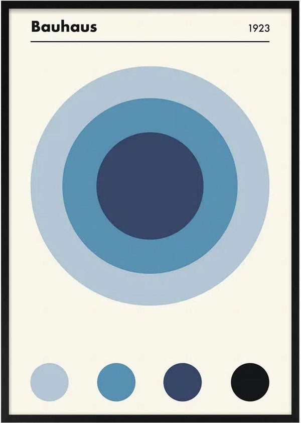 Affiche Bauhaus bleue 1923