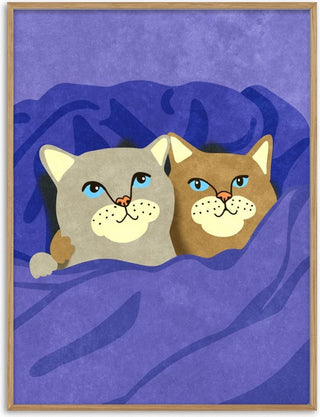 Cats in Bed - Raissa Oltmanns