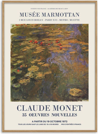 Claude Monet musée marmottan poster