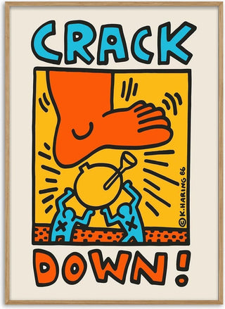 Crack Down - Keith Haring