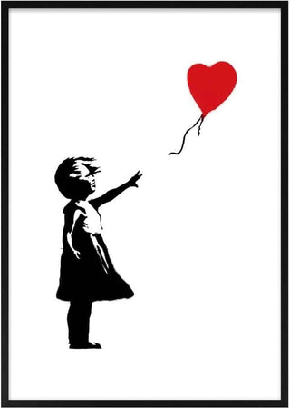 Girl With Love Balloon - Banksy