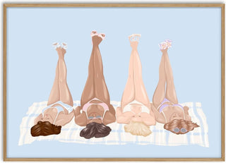 Girls at the beach - Lisen Vennesland