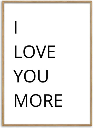 I love you more poster