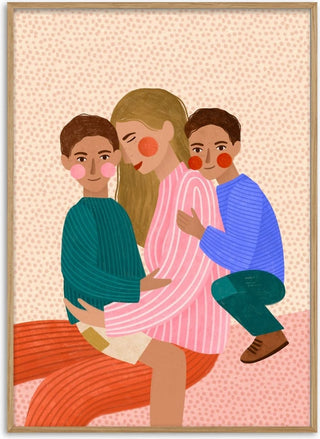 Joyful Family Hug - Bea Müller