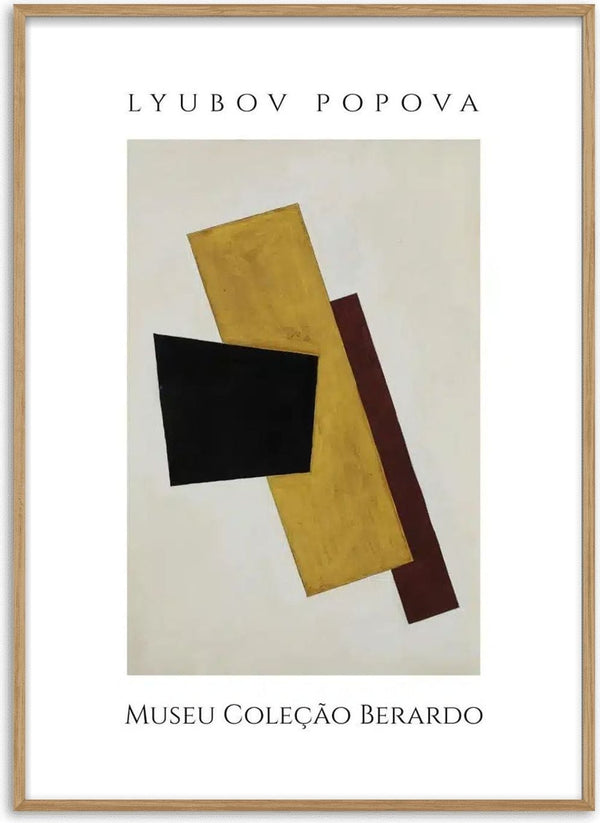 Affiche exposition Lyubov Popova
