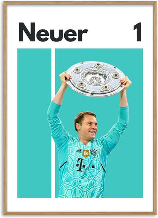 Manuel Neuer Football Poster
