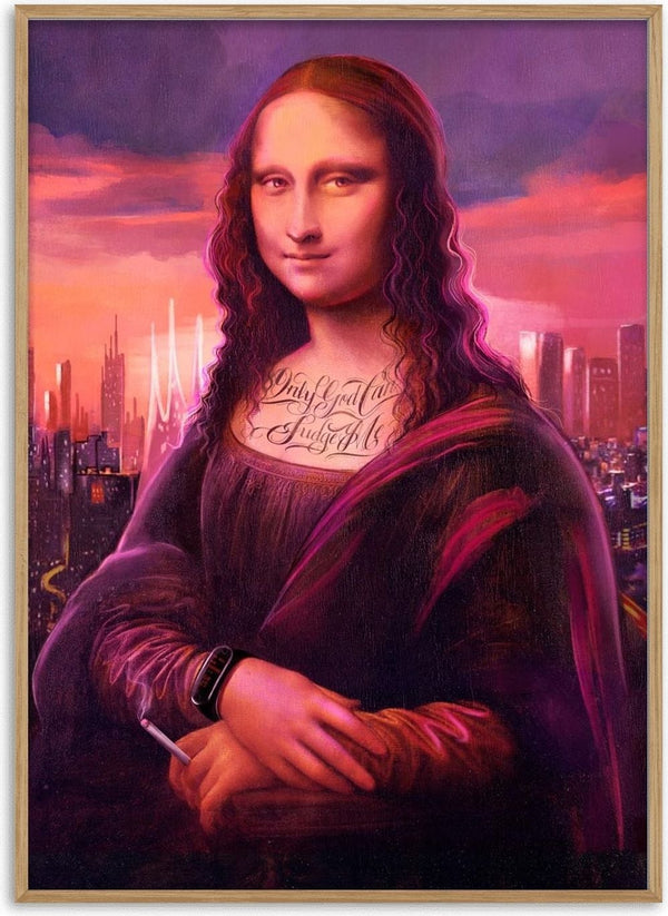 Affiche Mona Lisa moderne