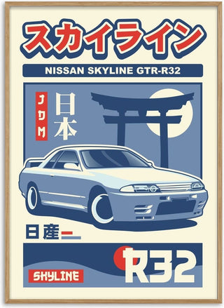 Nissan Skyline GT-R R32 II - Kaminarirace
