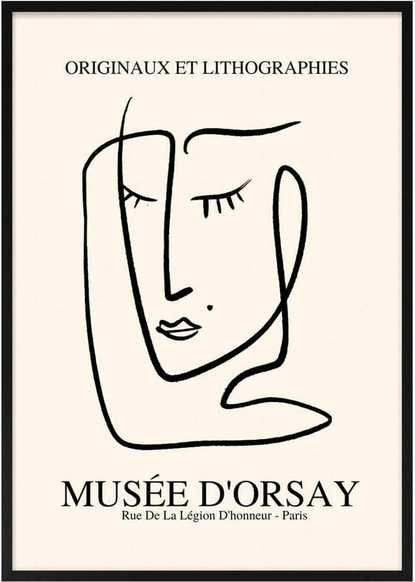 Picasso Inspired face imaginaires poster