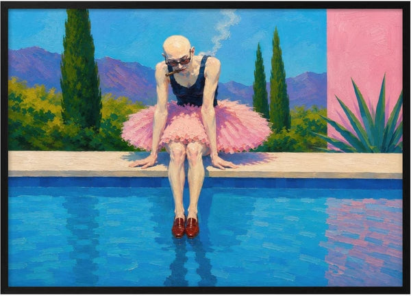 Poolside Prima poster by Martin Zen