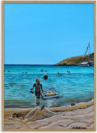 Swimming in the Lagoon - Nella Hajdu