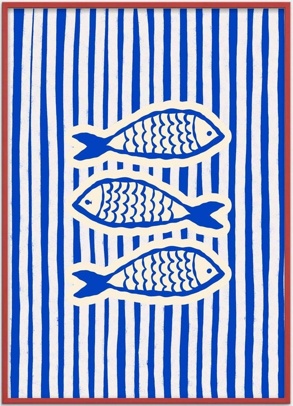 Trois poissons bleus - Treechild